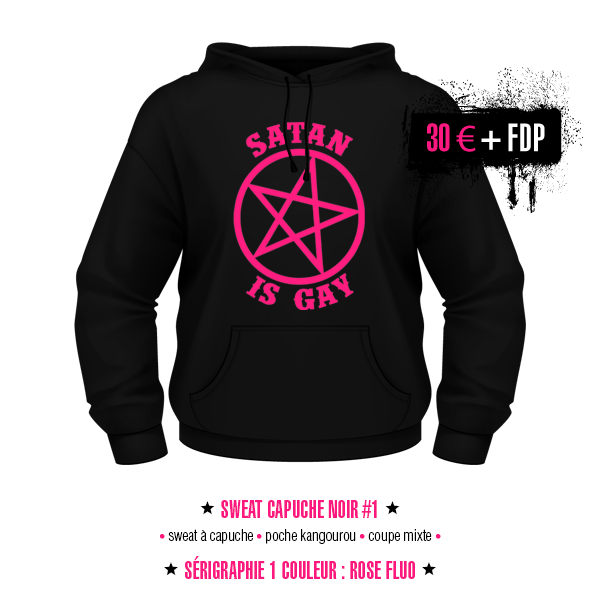 sweatshirt Satan Is Gay
