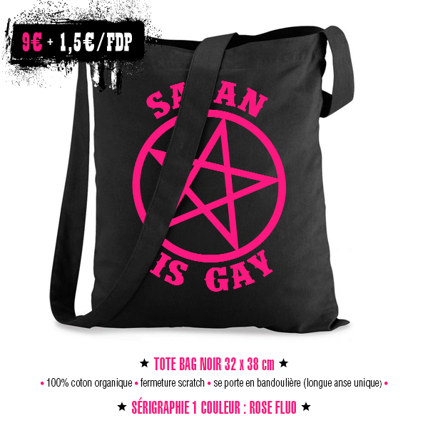 tote bag Satan Is Gay