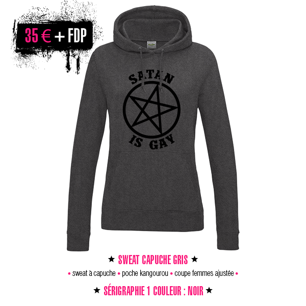 sweatshirt Satan Is Gay