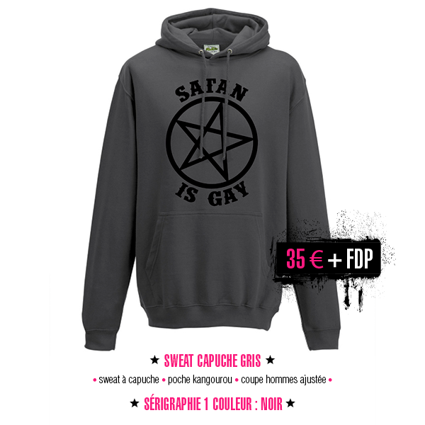sweatshirt Satan Is Gay