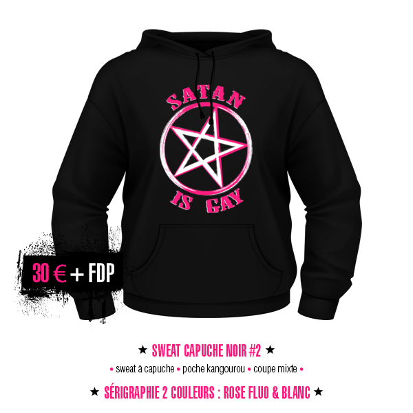 sweatshirt Satan Is Gay