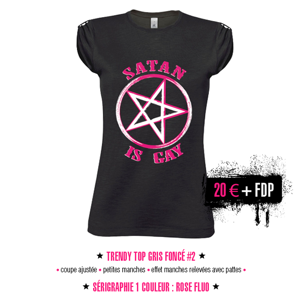 Trendy top - Satan Is Gay