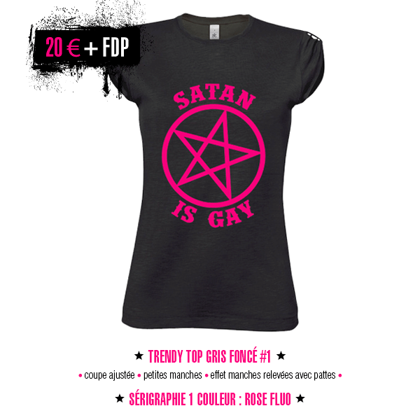 Trendy top - Satan Is Gay